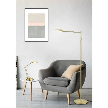 Trio LED Tischleuchte Calcio Messing Matt 430 Mm X 200 Mm X 500 Mm 5 Trio LED Tischleuchte Calcio Messing Matt 430 Mm X 200 Mm X 500 Mm – Bild 3