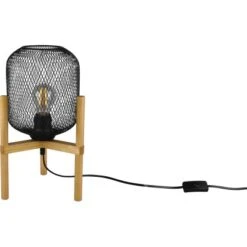 Reality Tischleuchte Calimero Schwarz Matt 370 Mm X 220 Mm X 220 Mm -Beleuchtungsgeschäft 594094 2451 2