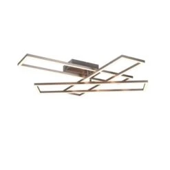 Reality LED-Deckenleuchte Corso 1-flammig Nickel Matt 66 Cm X 60 Cm