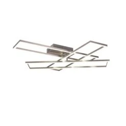 Reality LED-Deckenleuchte Corso 1-flammig Nickel Matt 66 Cm X 60 Cm -Beleuchtungsgeschäft 612084 2451 4