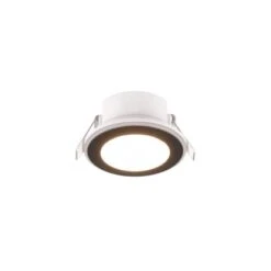 Trio LED-Einbauleuchten Argus 1-flammig Schwarz Matt Ø 8,2 Cm
