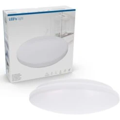 LED-Deckenleuchte 15 W 1500 Lm 3000 K IP44 Ø 30 Cm -Beleuchtungsgeschäft 692957 11020200 04