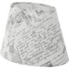 Eglo Lampenschirm Mit Druck Grau 25 Cm X 16 Cm -Beleuchtungsgeschäft 728756 3539 schirm 1