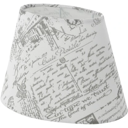 Eglo Lampenschirm Mit Druck Grau 25 Cm X 16 Cm 3 Eglo Lampenschirm Mit Druck Grau 25 Cm X 16 Cm