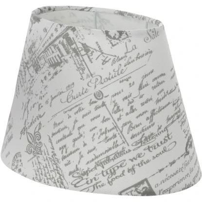 Eglo Lampenschirm M. Druck Grau Ø 25 Cm 3 Eglo Lampenschirm M. Druck Grau Ø 25 Cm