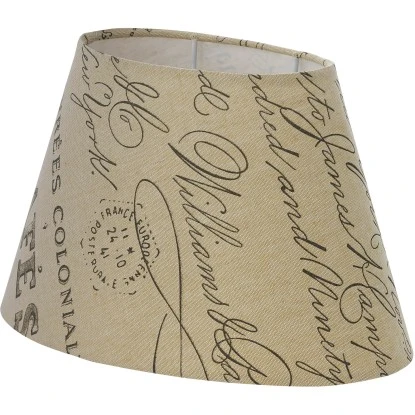 Eglo Lampenschirm 1+1 Vintage Beige-Braun 25 Cm X 16 Cm
