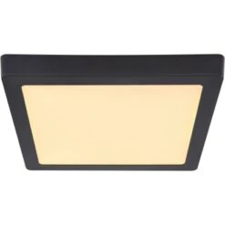 Globo LED-Deckenleuchte Dino 30 X 30 Cm Metall Schwarz -Beleuchtungsgeschäft 755891 3749 3