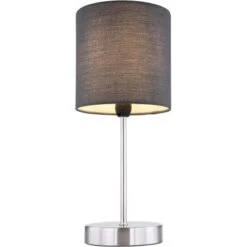 Globo Tischleuchte Sanna Metall Nickel Matt -Beleuchtungsgeschäft 756065 3749 3