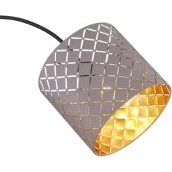 Globo Stehleuchte Cindy 1-flammig Metall Schwarz Matt Höhenverstellbar -Beleuchtungsgeschäft 756217 3749 4