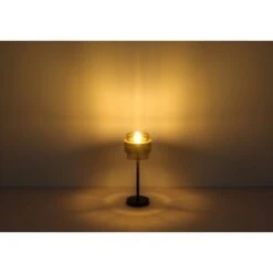 Globo Stehleuchte Milley 3-flammig Metall Schwarz Matt Mit Wippschalter -Beleuchtungsgeschäft 756723 3749 6