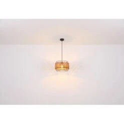 Globo Stehleuchte Gina 1-flammig Metall Schwarz Mit Wippschalter Am Kabel -Beleuchtungsgeschäft 756867 3749 9