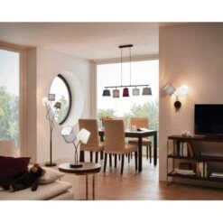 Eglo Tischleuchte Almeida Schwarz-Weiß