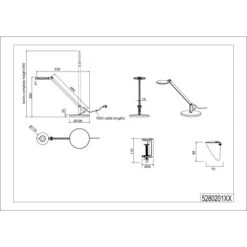Trio LED-Schreibtischlampe Rotterdam Weiß 1-flammig 5 W -Beleuchtungsgeschäft 761270 2451 3