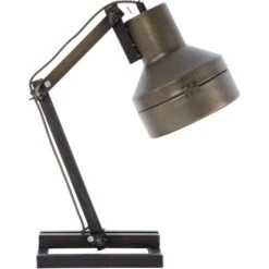 Brilliant Tischlampe Hardwork E27 Schwarz 48 Cm