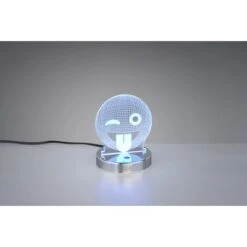 LED-Schreibtischlampe Smiley Chrom 1-flammig 3,2 W -Beleuchtungsgeschäft 763302 2451 3 HQ