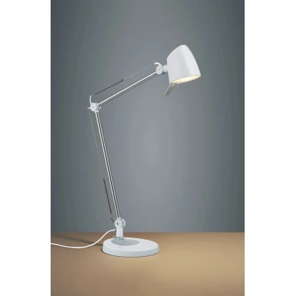 Trio LED-Schreibtischlampe Rado Weiß Matt 1-flammig 3 Trio LED-Schreibtischlampe Rado Weiß Matt 1-flammig