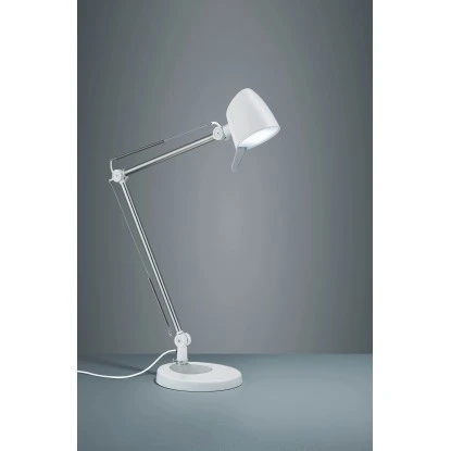 Trio LED-Schreibtischlampe Rado Weiß Matt 1-flammig 10 Trio LED-Schreibtischlampe Rado Weiß Matt 1-flammig – Bild 8