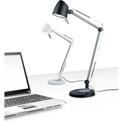 Trio LED-Schreibtischlampe Rado Weiß Matt 1-flammig 8 Trio LED-Schreibtischlampe Rado Weiß Matt 1-flammig – Bild 6