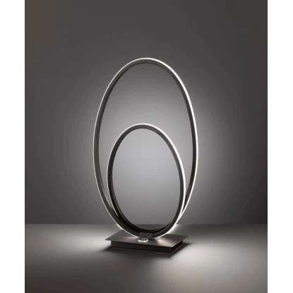 Wofi LED-Tischlampe Nia Schwarz 3 Wofi LED-Tischlampe Nia Schwarz