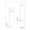 Trio Standlampe Pure Anthrazit 1-flammig E14 150 Cm -Beleuchtungsgeschäft 777455 2451 3