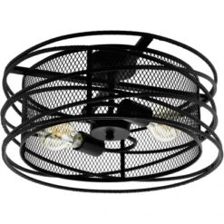 Eglo Deckenleuchte Blackwater Schwarz