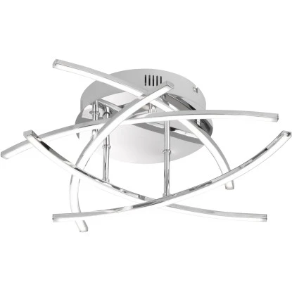 Fischer & Honsel LED-Deckenleuchte Cross 5 X 4 W Chrom 4 Fischer & Honsel LED-Deckenleuchte Cross 5 X 4 W Chrom – Bild 2