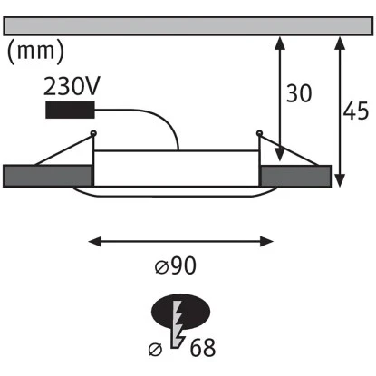 Paulmann LED-Premium Einbauleuchte Suon 11 Paulmann LED-Premium Einbauleuchte Suon – Bild 9