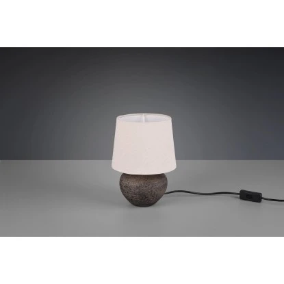 Reality Tischlampe Lou Braun-Beige 3 Reality Tischlampe Lou Braun-Beige