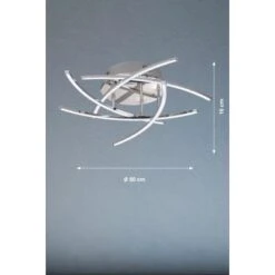 Fischer & Honsel LED-Deckenleuchte Cross TW Chromfarben -Beleuchtungsgeschäft 8468977 1546 3