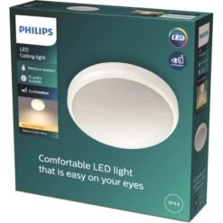 Philips LED-Deckenleuchte Balance 2700 K 600 Lm Weiß IP44 -Beleuchtungsgeschäft 8718699778873 4795 VP 01