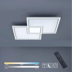 LED-Deckenleuchte Edging Weiß 67,7 X 67,7 Cm CCT 2700 K - 5000 K -Beleuchtungsgeschäft 872993 2426 12