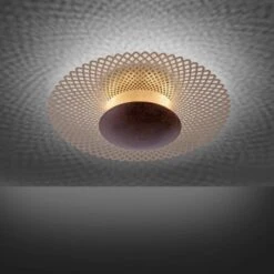 Paul Neuhaus Deckenleuchte Nevis Ø 45 Cm Rost -Beleuchtungsgeschäft 890059 2426 5