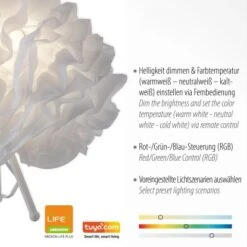 Leuchten Direkt LED-Tischleuchte LOLAsmart-Naomi Weiß -Beleuchtungsgeschäft 890240 2426 4