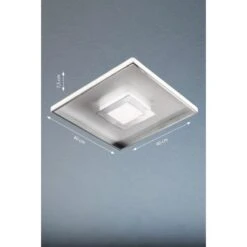 Fischer & Honsel LED-Deckenleuchte Bug 1x 28 W Chrom 3300 Lm -Beleuchtungsgeschäft 890276 1546 5