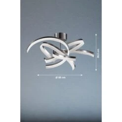 Fischer & Honsel LED-Deckenleuchte Sund TW 4x 8 W Weiß-Nickel 3400 Lm 7 Fischer & Honsel LED-Deckenleuchte Sund TW 4x 8 W Weiß-Nickel 3400 Lm -Beleuchtungsgeschäft 890497 1546 2