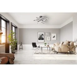 Fischer & Honsel LED-Deckenleuchte Sund TW 4x 8 W Weiß-Nickel 3400 Lm 9 Fischer & Honsel LED-Deckenleuchte Sund TW 4x 8 W Weiß-Nickel 3400 Lm -Beleuchtungsgeschäft 890497 1546 4