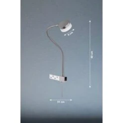 Fischer & Honsel LED-Bettleuchte Flex Lug 1x 5 W Nickel 5400 Lm 8 Fischer & Honsel LED-Bettleuchte Flex Lug 1x 5 W Nickel 5400 Lm -Beleuchtungsgeschäft 890857 1546 3