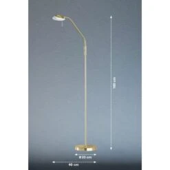 Fischer & Honsel LED-Stehleuchte Pool TW 1x 5 W Gold 530 Lm -Beleuchtungsgeschäft 890992 1546 4