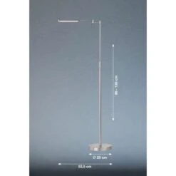 Fischer & Honsel LED-Stehleuchte Nami 1x 6 W Nickel 730 Lm -Beleuchtungsgeschäft 891042 1546 3