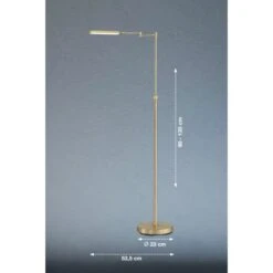 Fischer & Honsel LED-Stehleuchte Nami 1x 6 W Gold 730 Lm -Beleuchtungsgeschäft 891045 1546 3