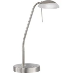 Fischer & Honsel LED-Tischleuchte Pool TW 1x 5 W Nickel 530 Lm