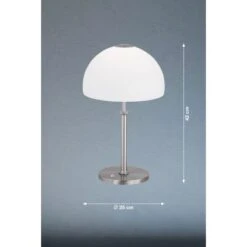 Fischer & Honsel LED-Tischleuchte Avignon 1x 13 W Weiß-Nickel 1500 Lm -Beleuchtungsgeschäft 891068 1546 3