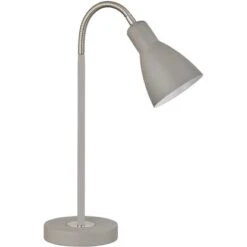 Fischer & Honsel Tischleuchte Lolland 1x E27 Max. 25 W Grau