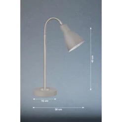 Fischer & Honsel Tischleuchte Lolland 1x E27 Max. 25 W Grau -Beleuchtungsgeschäft 891071 1546 4