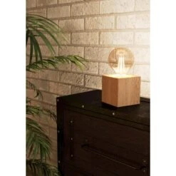 Eglo Tischleuchte Prestwick 2 Braun 10 Cm X 10 Cm X 10 Cm -Beleuchtungsgeschäft 9002759437336 1412 AB 03