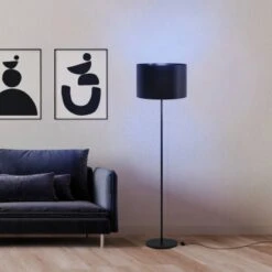 Eglo Stehleuchte Maserlo 1-flammig Schwarz E27 60W -Beleuchtungsgeschäft 9002759990466 3539 AB 0003