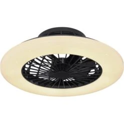 Globo LED-Deckenventilator Travo 1-flammig Schwarz 500 X 175 Mm -Beleuchtungsgeschäft 9007371405954 3749 S 01