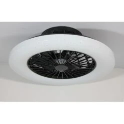 Globo LED-Deckenventilator Travo 1-flammig Schwarz 500 X 175 Mm -Beleuchtungsgeschäft 9007371405954 3749 S 06
