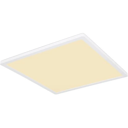 Globo LED-Deckenleuchte Sapana 1-flammig Weiß 420 X 420 X 25 Mm Warmweß 4 Globo LED-Deckenleuchte Sapana 1-flammig Weiß 420 X 420 X 25 Mm Warmweß – Bild 2