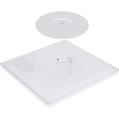 Globo LED-Deckenleuchte Sapana 1-flammig Weiß 420 X 420 X 25 Mm Warmweß 8 Globo LED-Deckenleuchte Sapana 1-flammig Weiß 420 X 420 X 25 Mm Warmweß – Bild 6